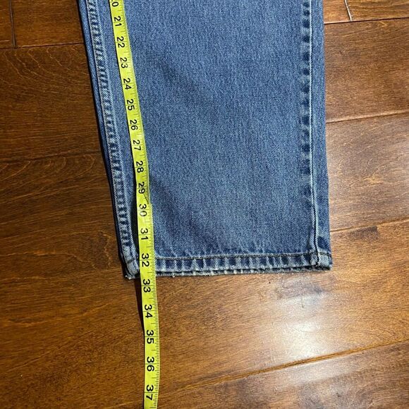 Levi's 560 Vintage Comfort Fit Baggy Denim Blue Jeans Men's Size 42 x 32 - Picture 9 of 11